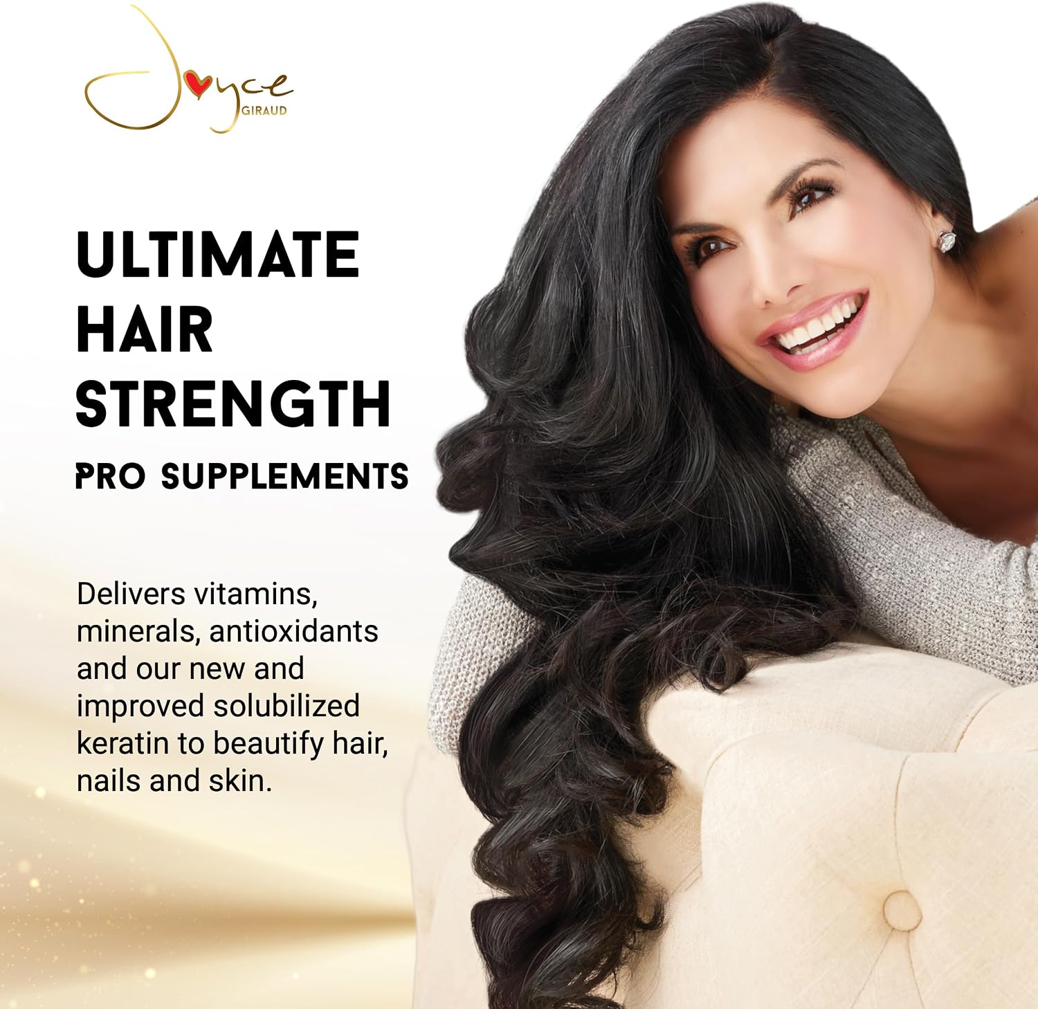 Joyce Giraud Ultimate Hair Strength Supplements – 90-Day Supply (180 Capsules) - görsel 2