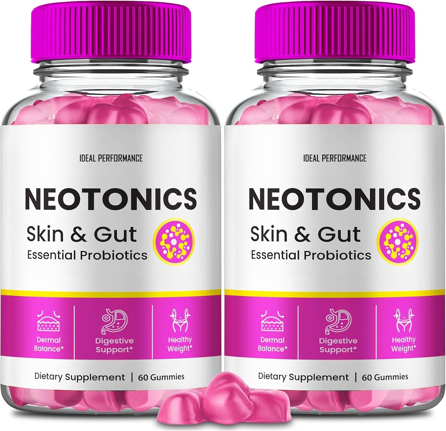 Neotonics Skin and Gut Gummies – 2 Pack - görsel 1
