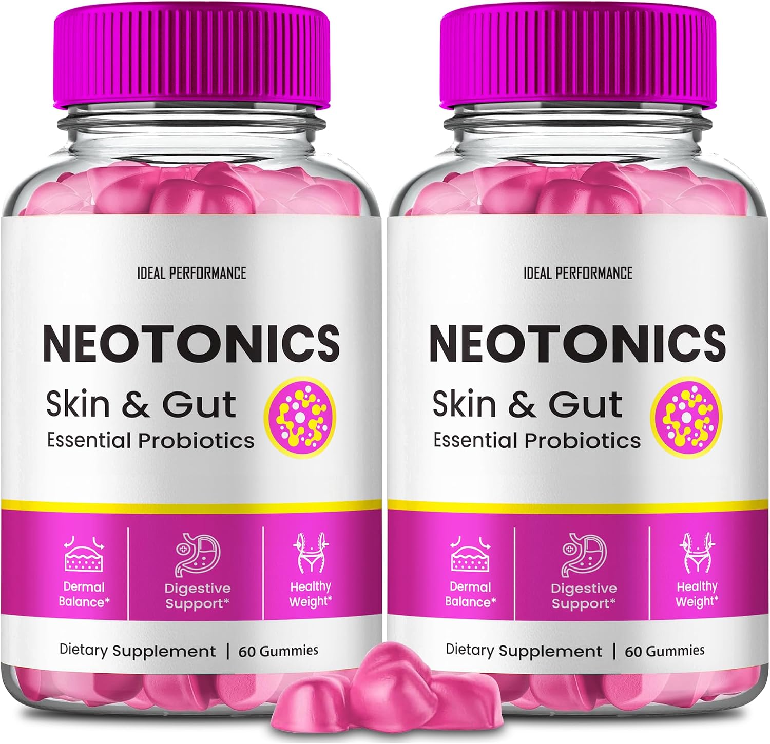 Neotonics Skin and Gut Gummies – 2 Pack - görsel 1