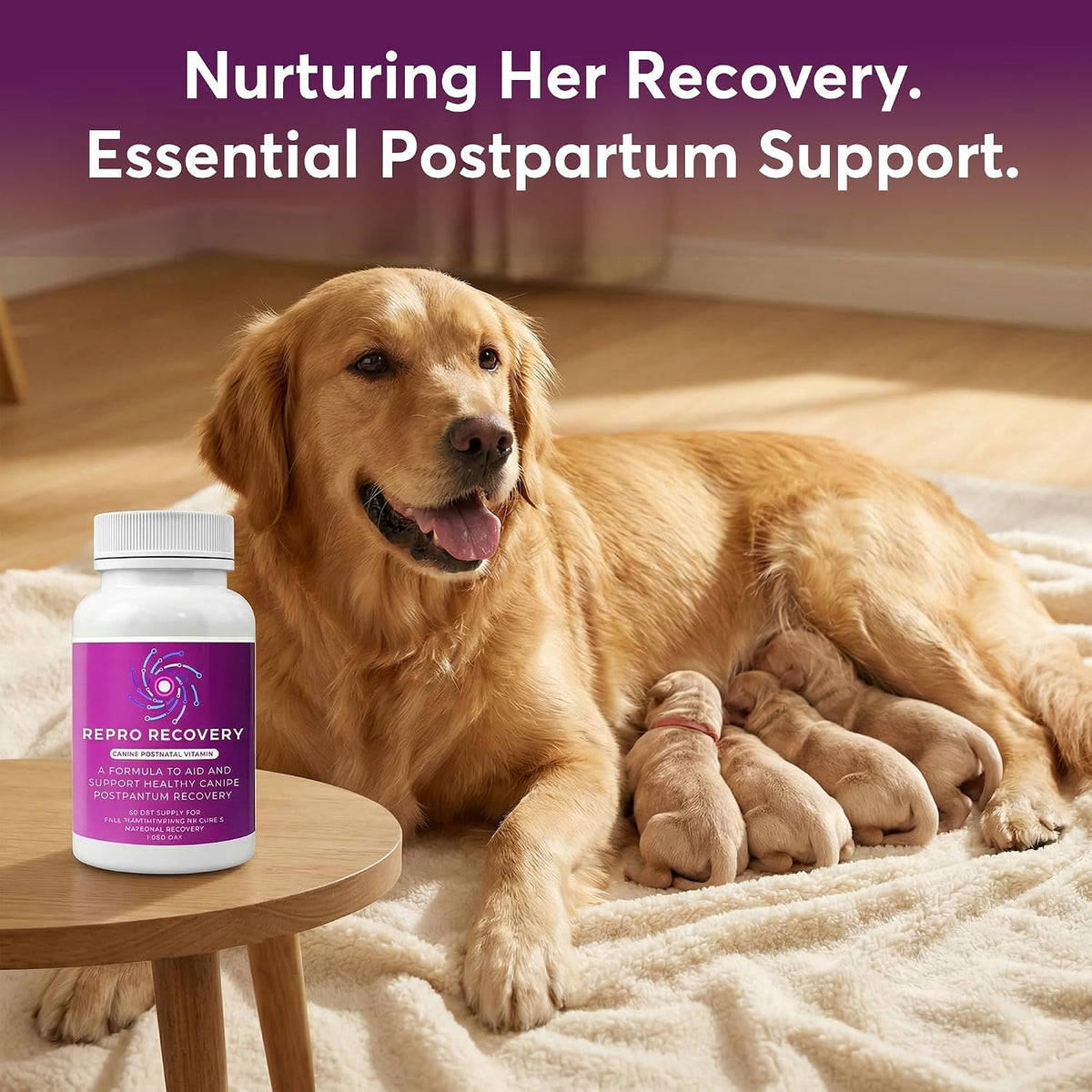 ReproNatal™ Canine Postnatal and Postpartum Vitamin Capsules (60-Day Supply) - görsel 2