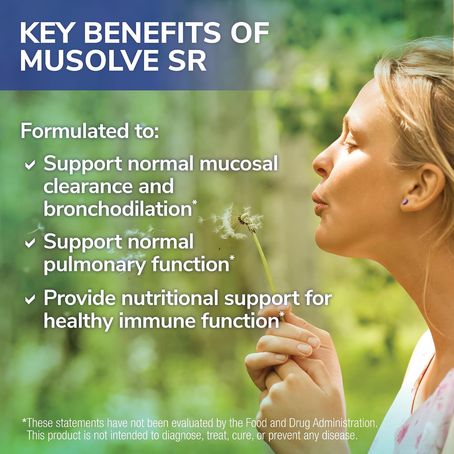 MuSolve SR Respiratory Health Support Supplement – Sustained-Release Hypoallergenic Formula, 90 Vegetarian Capsules - görsel 4