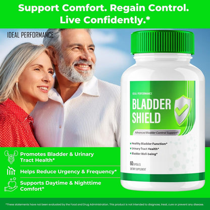 Bladder Shield Capsules – Advanced Bladder Support Supplement (5 Pack)