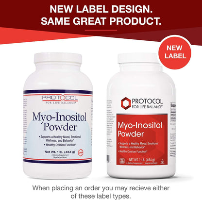 Protocol For Life Balance Myo-Inositol Powder, 454 g (1 lb)