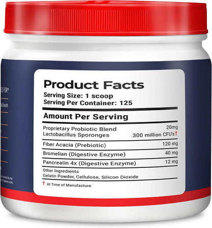 Geneflora Digestive Enzymes, Prebiotics & Probiotics for Dogs