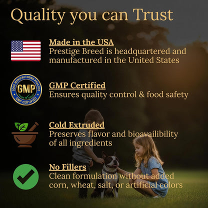 Boston Terrier Multivitamins, 90 Chews, Made in the USA with Real Bacon