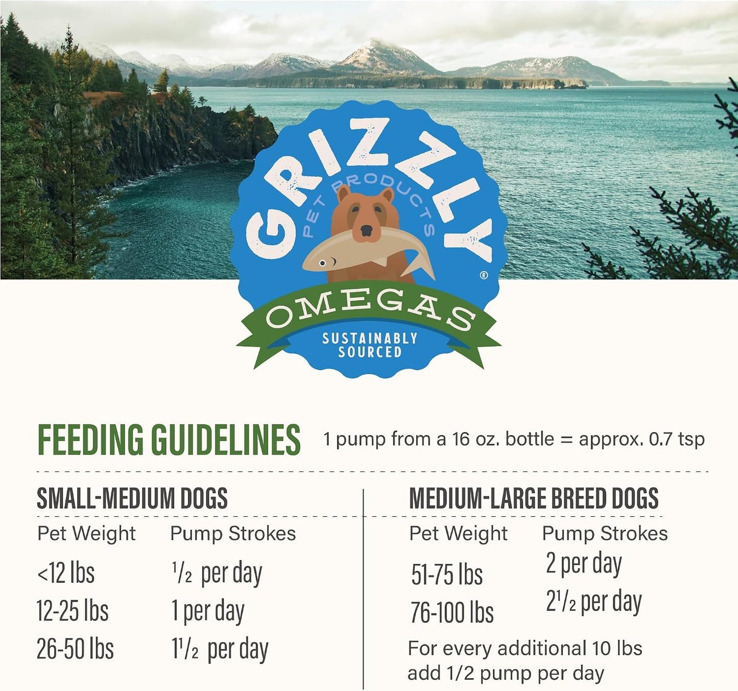 Grizzly Pet ProductsAlgal Plus Omega 3-6-9 Food Supplement for Dogs and Cats, 16 Ounce Bottle - görsel 6