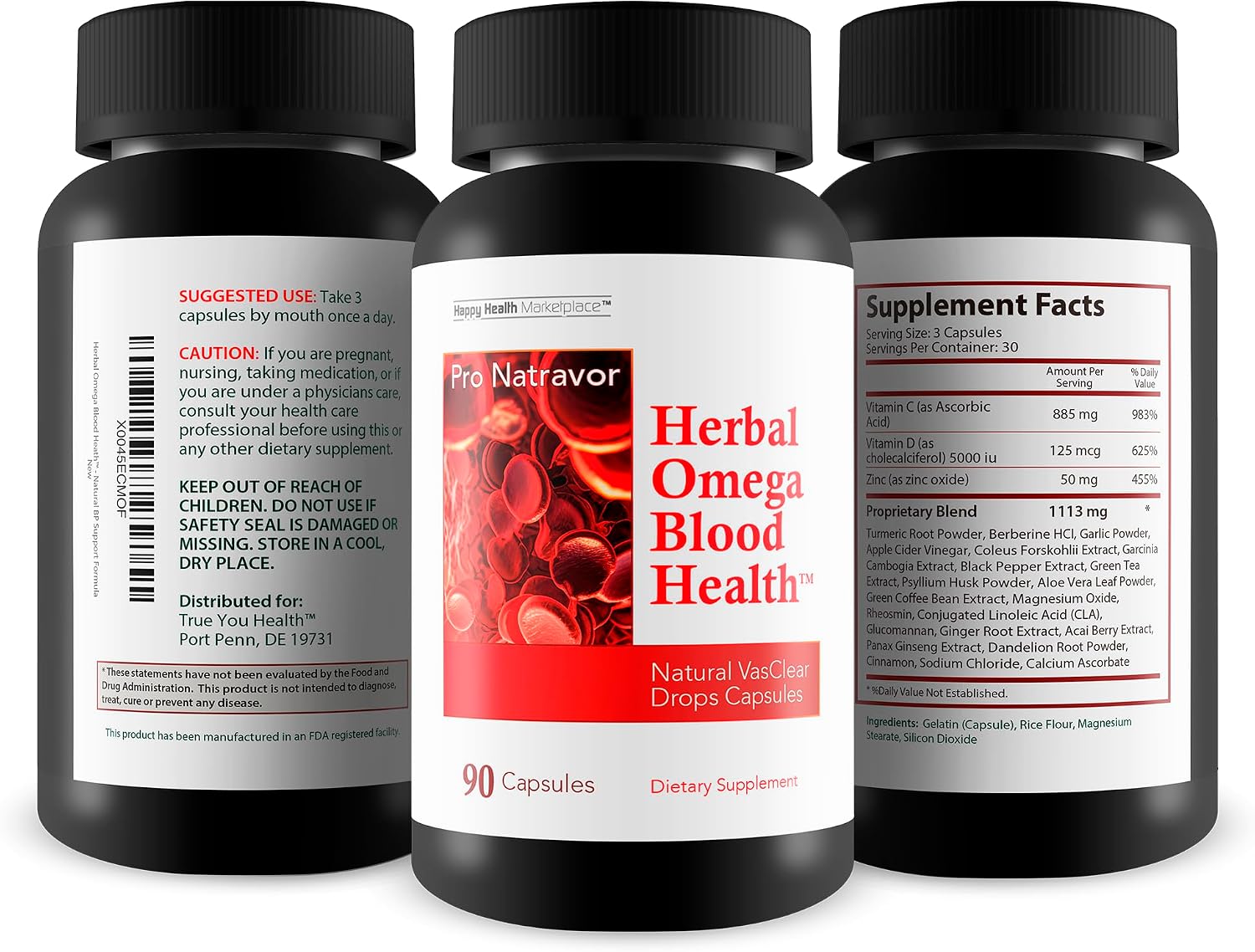 Herbal Omega Blood Health – Blood Flow Circulation Support Supplement - görsel 4
