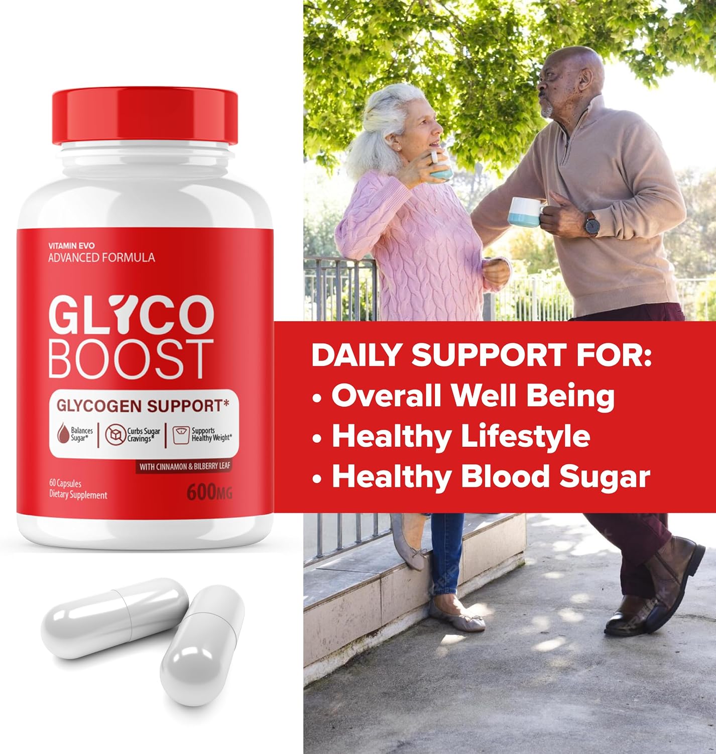 (5 Pack) Glyco Boost Glycoboost Maximum Glyco Optimiser Strength Glycogen Pills, GlycoBoost Advanced Blood Supplement Capsules Support Formula, Glycoboost Natural Ingredient Supplement (300 Capsules) - görsel 4