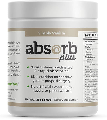Absorb Plus Elemental Shake – Simply Vanilla (100 g)