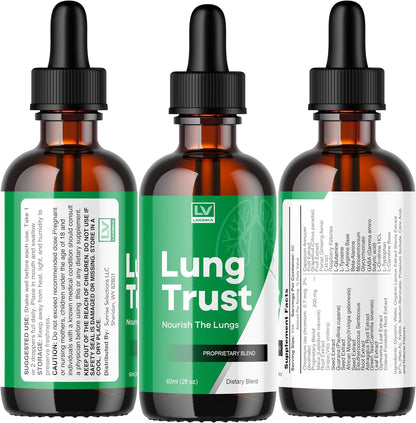 LIVORKA Lung Trust Liquid Drops Advanced Formula, 5-Pack (150-Day Supply)