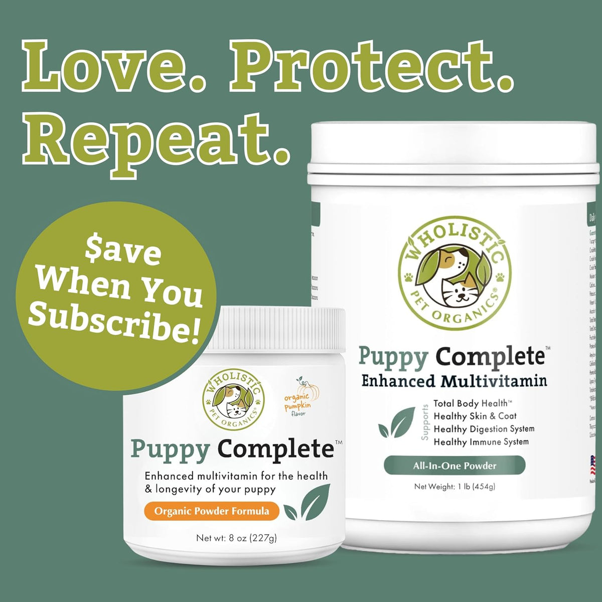 Puppy Vitamins - Dog Multivitamin Powder - Daily Supplement for Home-Prepared Food - All Breeds - 22 Scoops - görsel 8