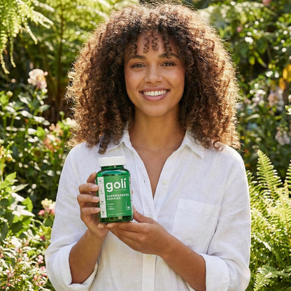 Goli SuperGreen Vitamin Gummy - 60 Gummies - Essential Vitamins and Minerals - Plant-Based, Vegan, Gluten-Free & Gelatine-Free - Health from Within