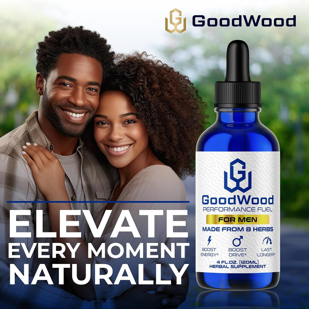 GoodWood Male Liquid Drops - Herbal Supplement for Men 30+ - görsel 6