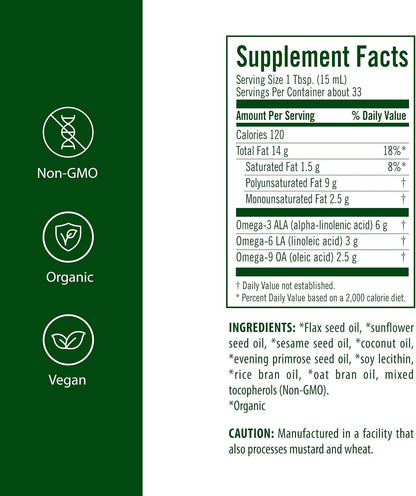 Flora Udo's Choice Omega 369 Oil Blend - 500 ml
