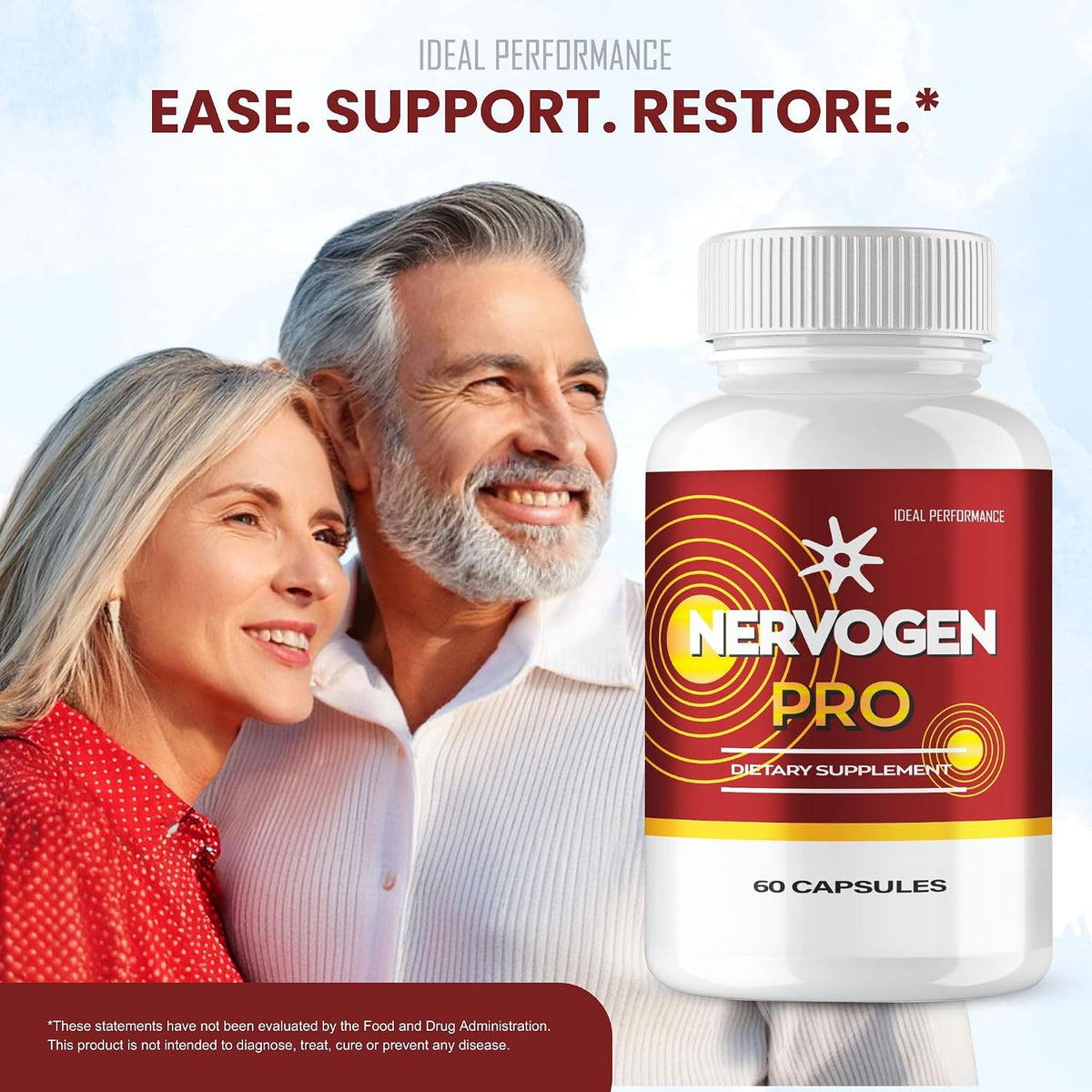 IDEAL PERFORMANCE (5 Pack) Nervogen Pro Food Supplement (300 Capsules) - görsel 3