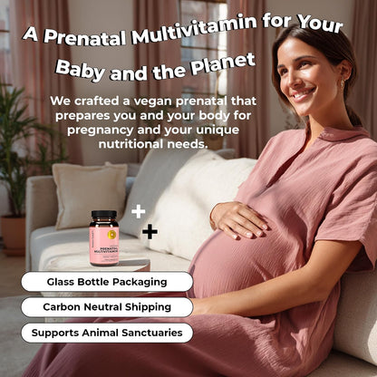 Future Kind Prenatal Vitamin - Pregnancy, Lactation, and Wellness Support with DHA & L-Methylfolate (60 Capsules)