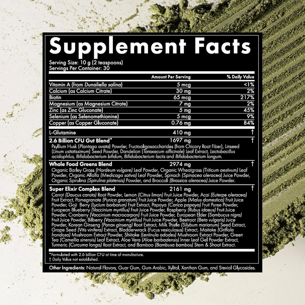 WelleCo The Super Elixir Daily Greens Powder, Mixed Berry (300g) - görsel 6