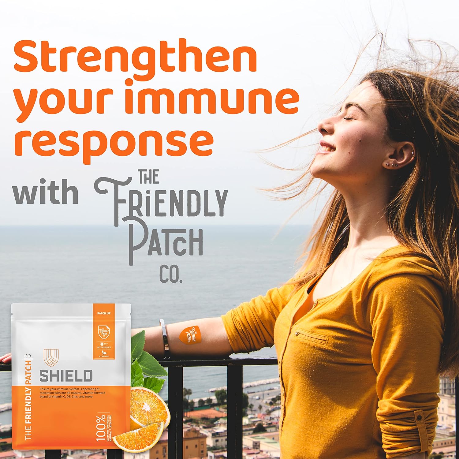 The Friendly Patch Shield Immunity Support Patch – 28 Patches - görsel 6