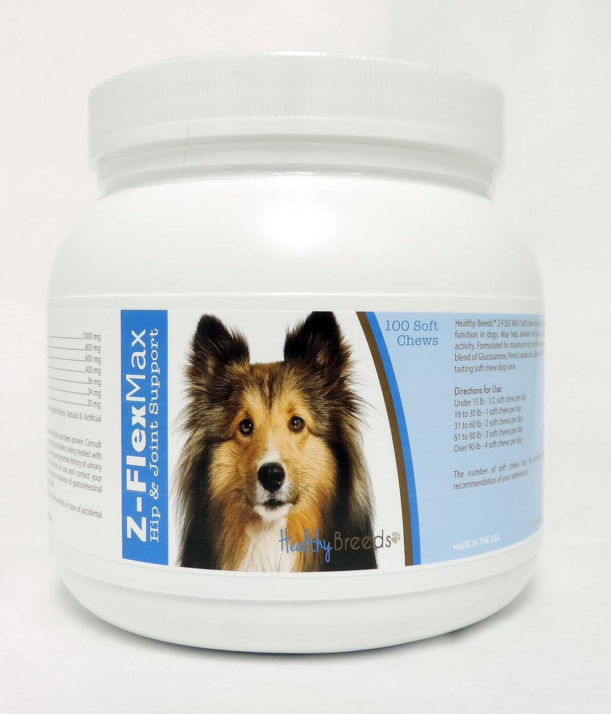 Healthy Breeds Z-Flex Max Hip & Joint Soft Chews for Dogs – 100 Chews - görsel 1