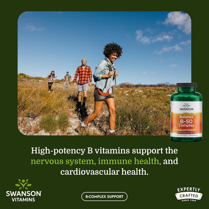 Swanson Balance B-50 High-Potency B Vitamin Complex - 250 Capsules