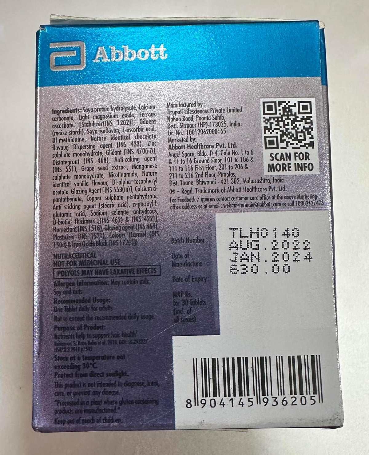 Follihair New Tablets – Hair Regrowth Support (30 Tablets) - görsel 2