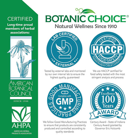 Botanic Choice Uric Acid Complex - Celery Seed & Bromelain Food Supplement, 60 Capsules