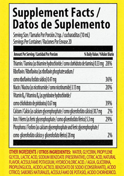 Nutrophos Liquid Vitamin and Mineral Supplement (200ml)
