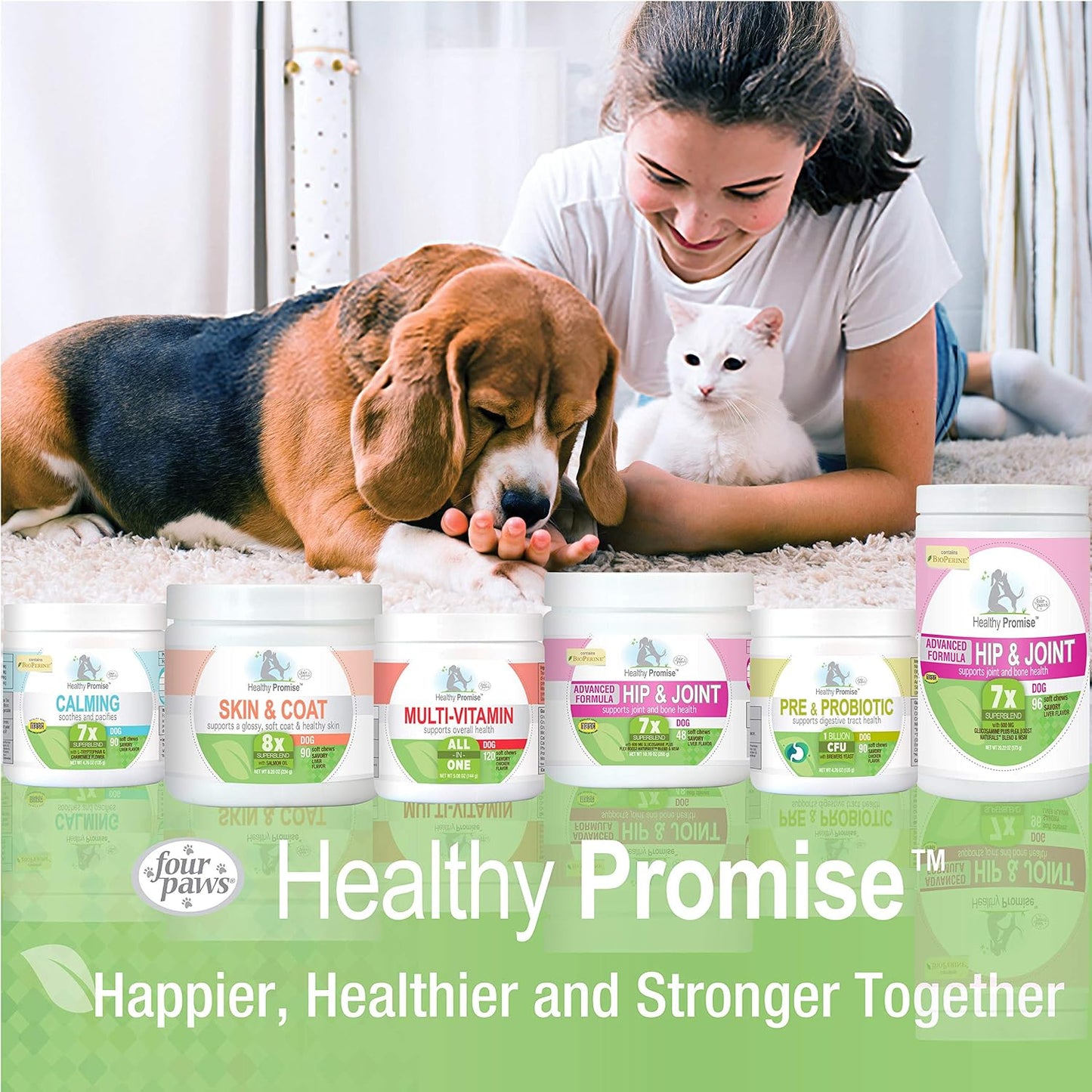 Four Paws Healthy Promise Brewer's Yeast for Dogs Immunity 250 Count - görsel 9