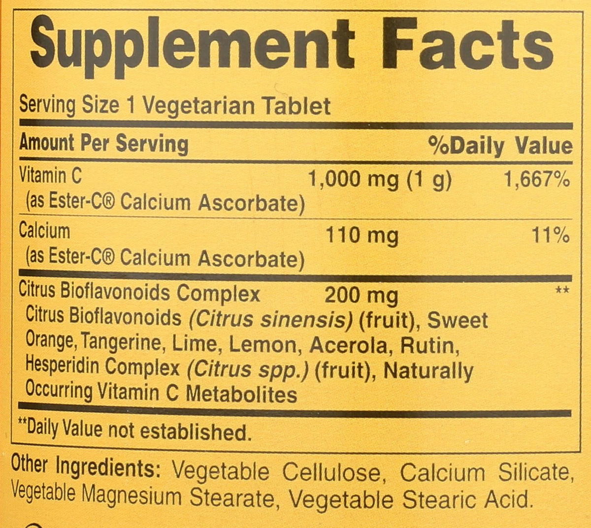 American Health Ester-C 1000mg with Citrus Bioflavonoids, 180 Caplets - görsel 3