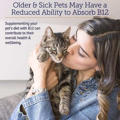 RX Vitamins B12 for Dogs and Cats - Liquid Vitamin B12 Supplement (118 ml)
