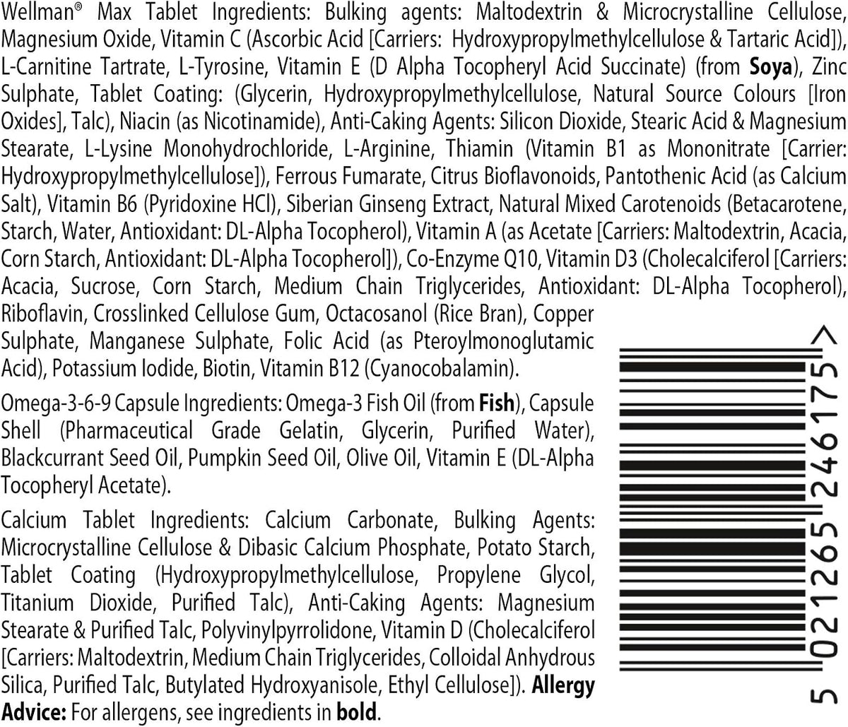 Wellman Max Capsules - 84 Count - görsel 5