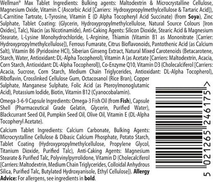 Wellman Max Capsules - 84 Count