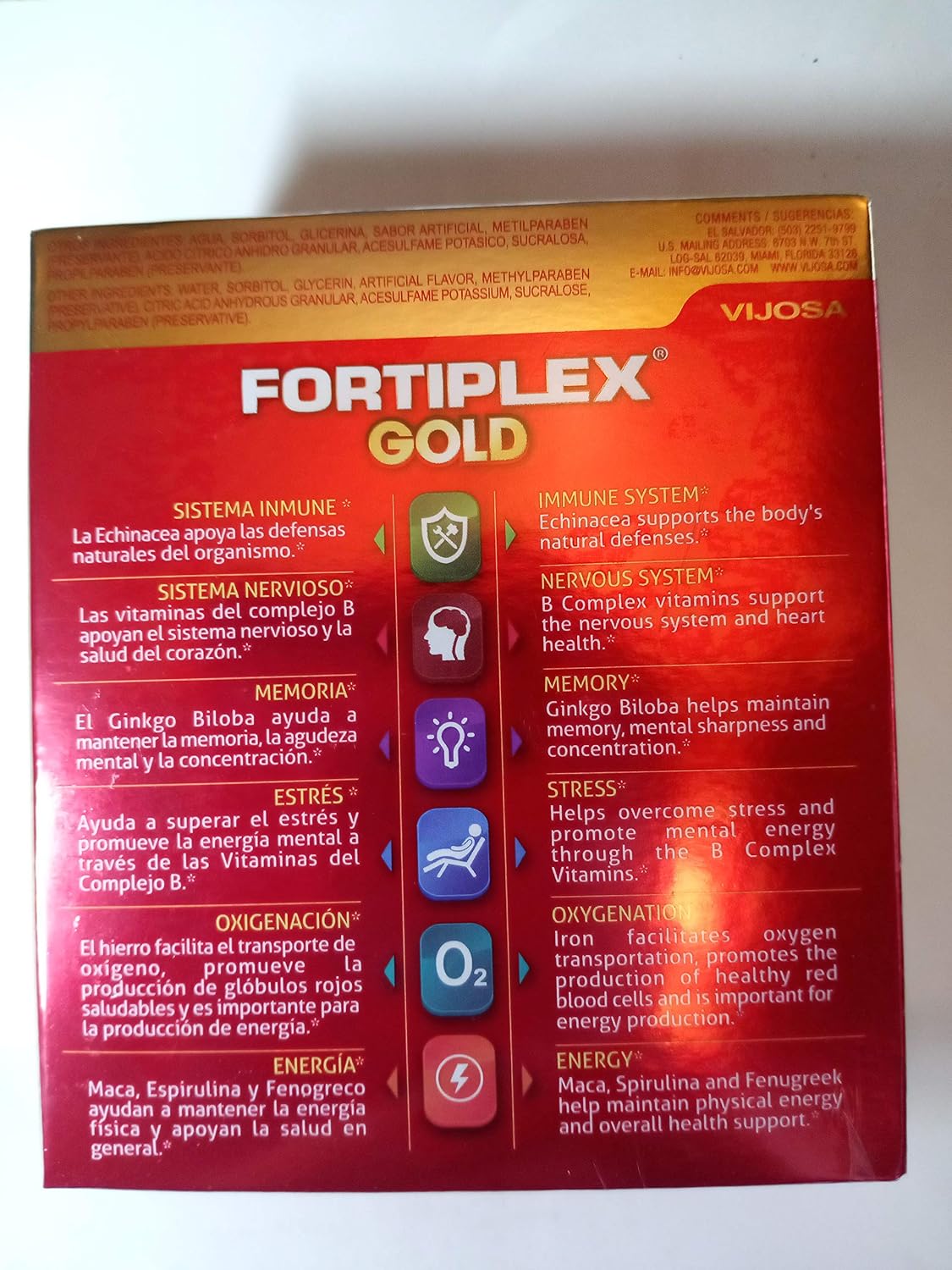 FORTI PLEX Gold – B-Complex Food Supplement (12 Pouches) - görsel 2