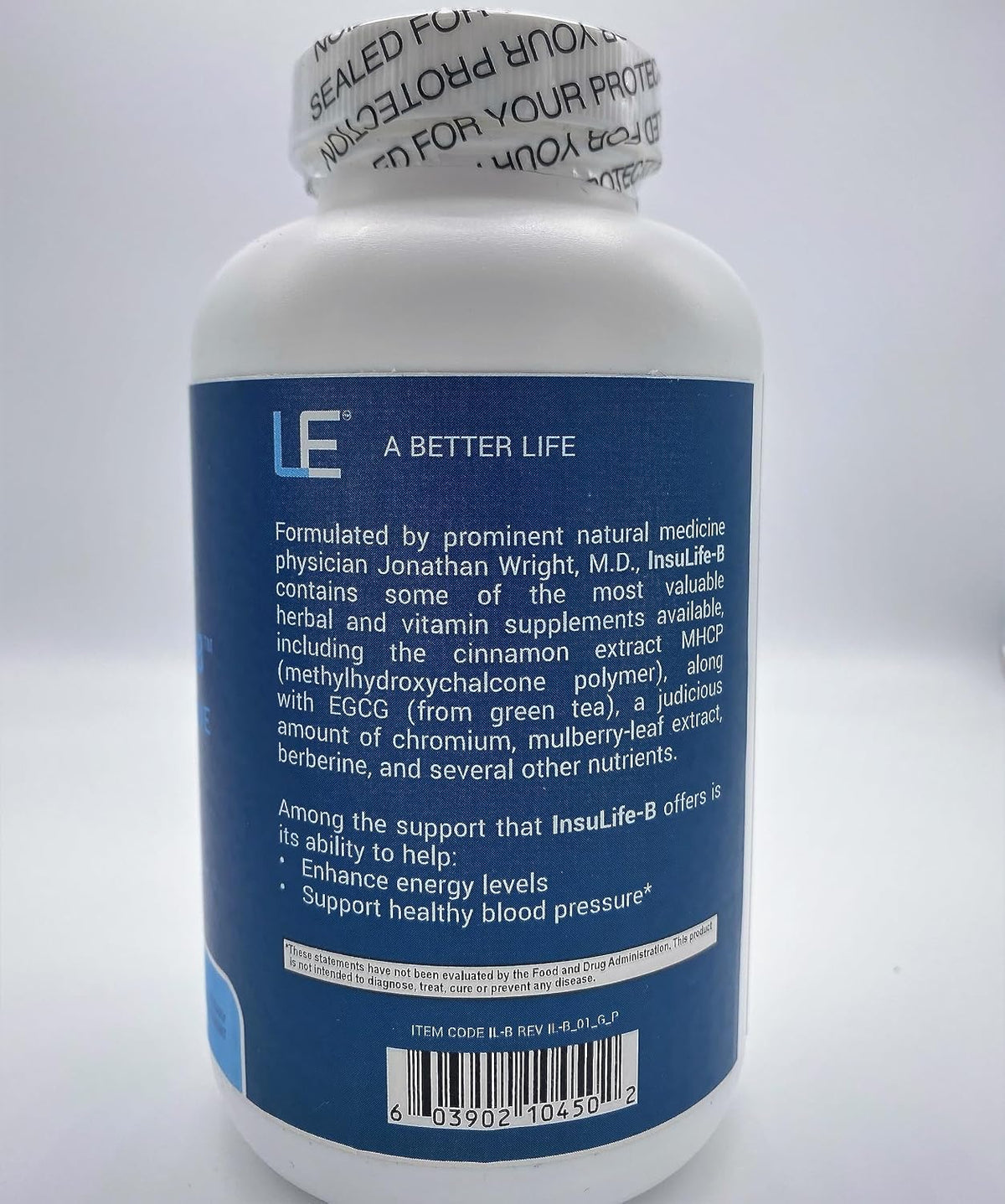 Life Enhancement Insulife-B | 90 Servings - görsel 2