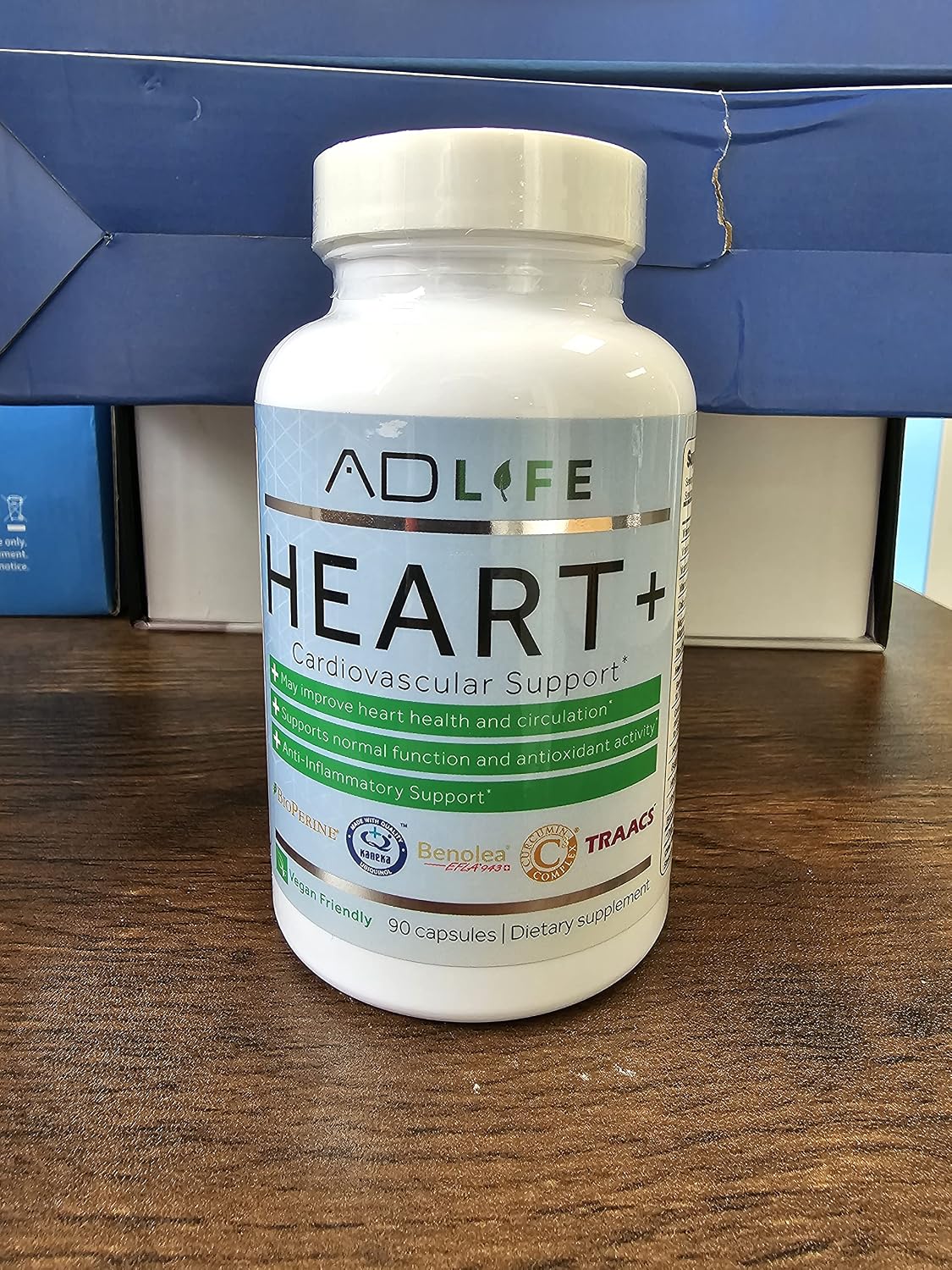 Project AD Heart+ - Cardiovascular Support Supplement with Ubiquinol, Hawthorn Berry, and Vitamin D3 (30 Capsules) - görsel 2