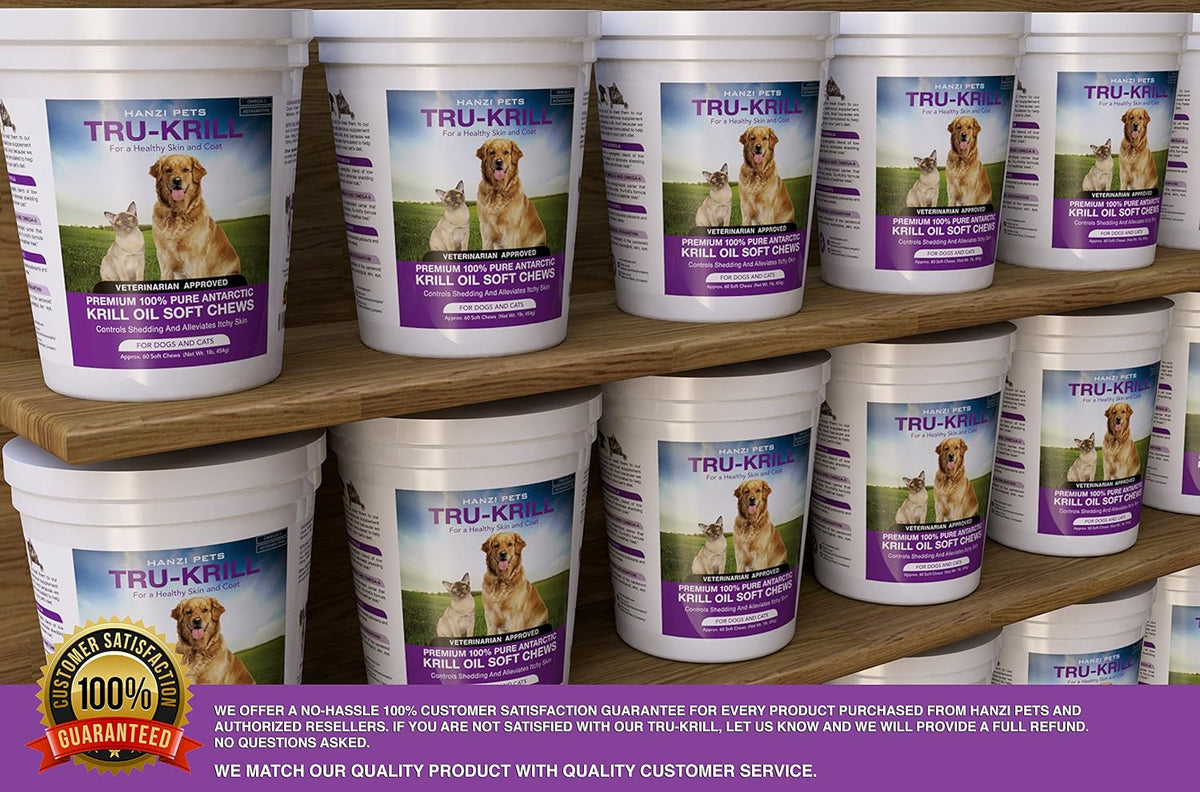 Premium Antarctic Krill Oil Soft Chews for Dogs - Omega-3, Astaxanthin, Vitamin E - 60 Chews - görsel 8