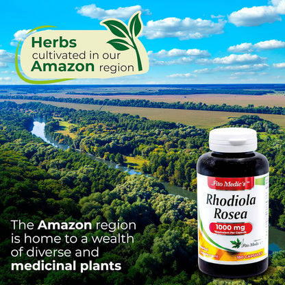 Rhodiola Rosea Supplement - Ultra-High Absorption - 180 Capsules