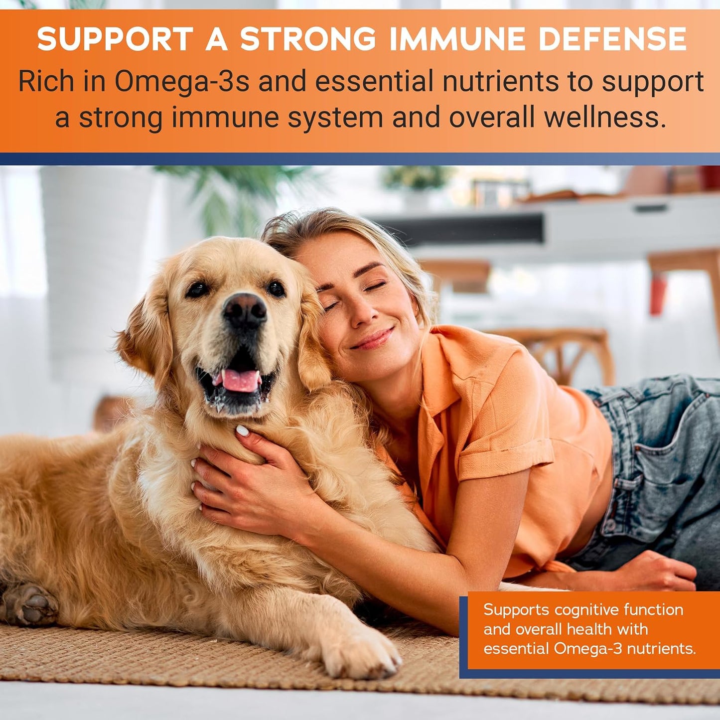 Pharmaceuticals EZ Chew Omega 3 Fatty Acid Soft Chew Max Strength – Dog Omega 3 Supplement – Soft Chew Treats with Fish Oil for Dogs – Large and Giant Dogs – 150 Soft Chews - görsel 6