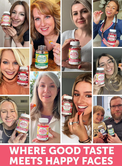 Lunakai USA-made Women's Multivitamin Gummies – Daily 16 Multi Vitamins for Energy & Wellness, 60 Gummies