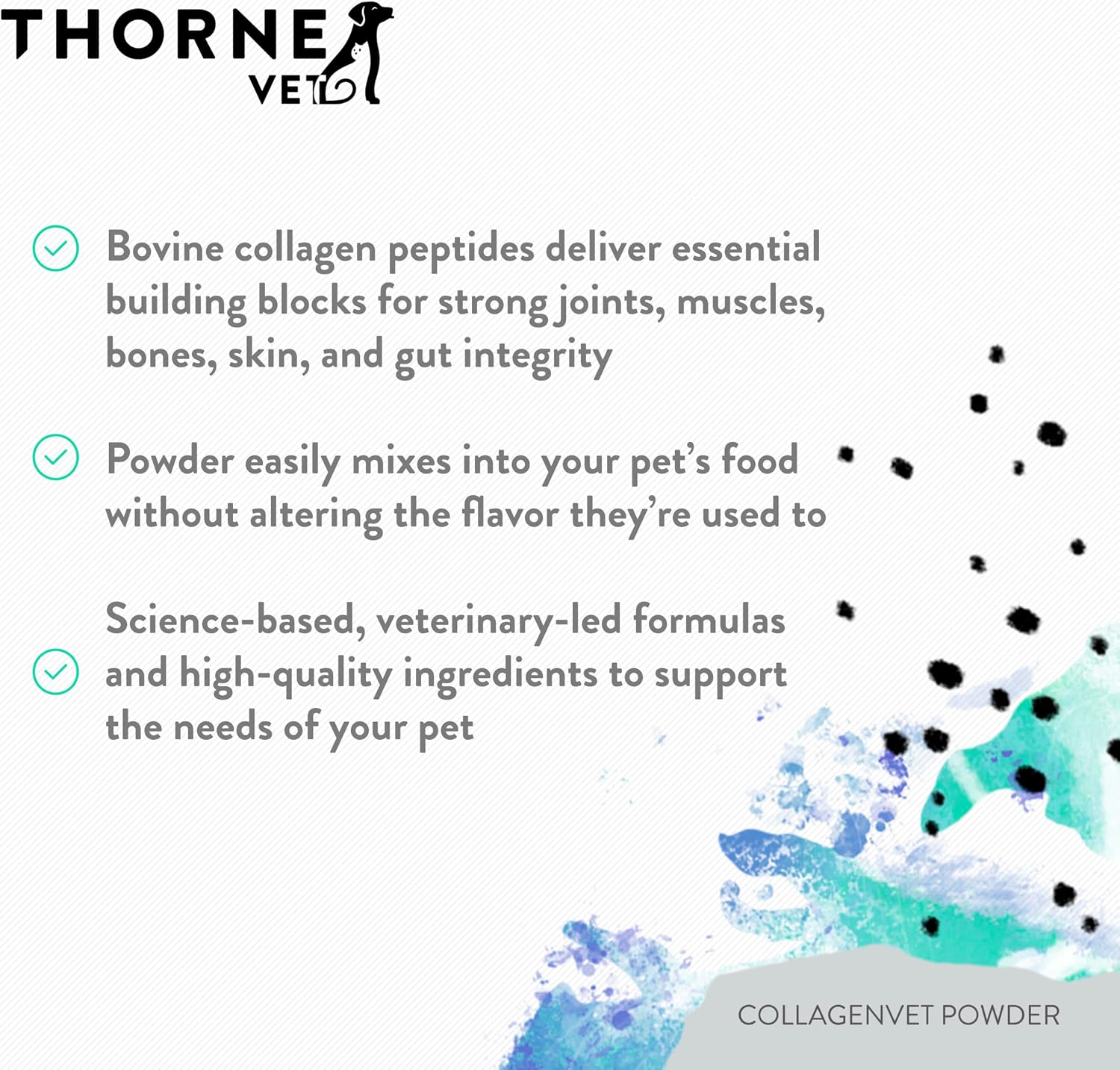 ThorneVet Collagen Supplement for Dogs and Cats – Powder (75 Scoops) - görsel 3