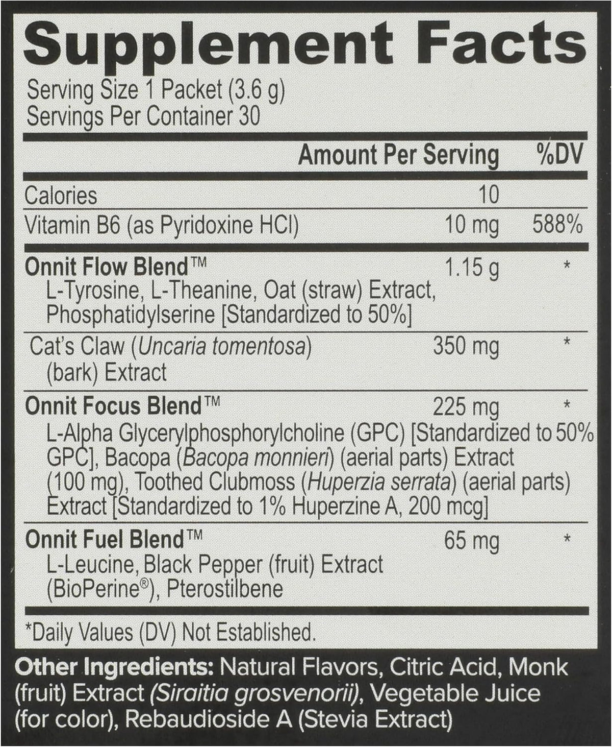 Onnit Labs Alpha Brain Instant Peach, 3.7 g - görsel 4
