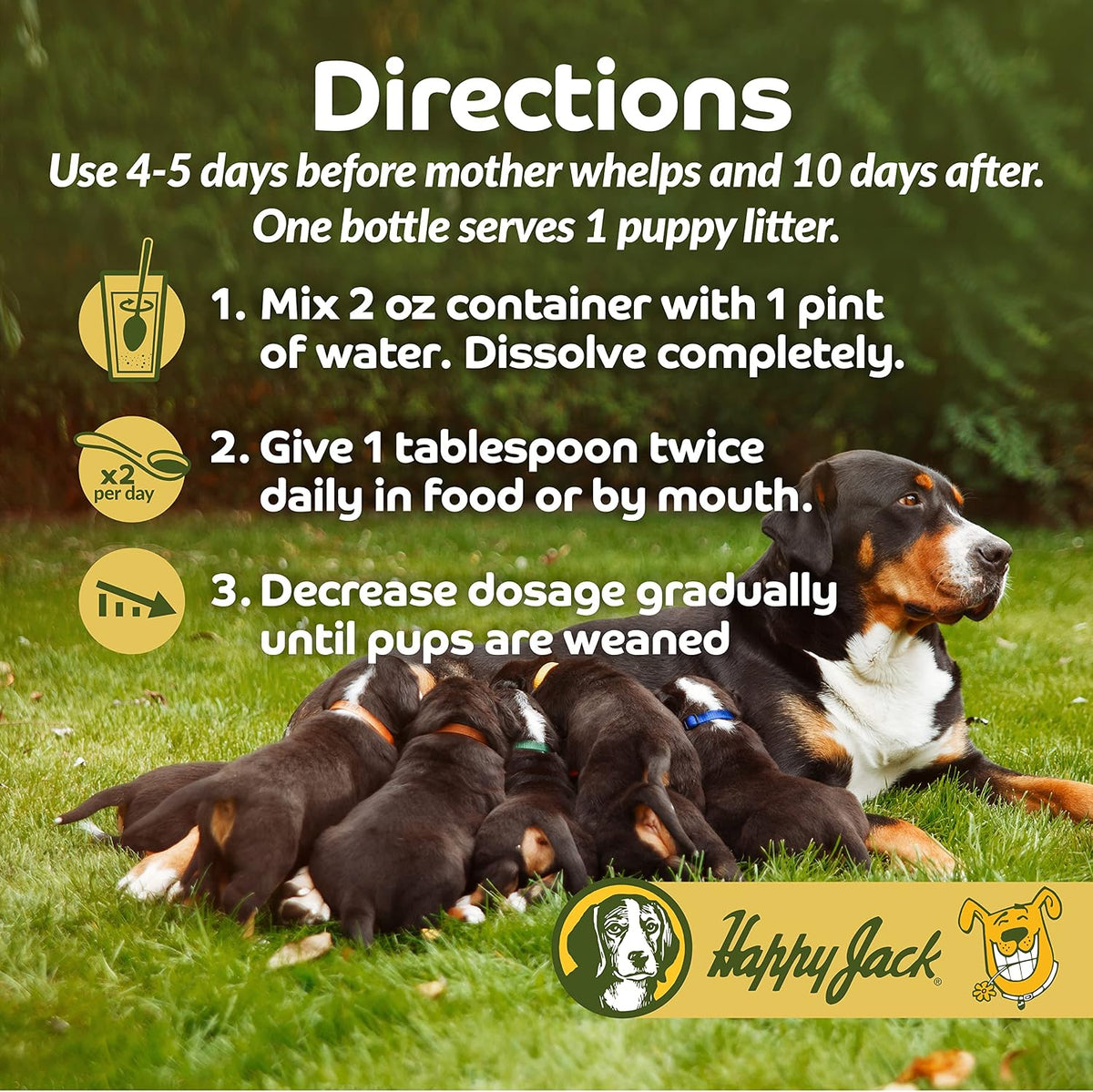 Happy Jack Milkade Dog Breeding & Nursing Supplies, 2 oz - görsel 6