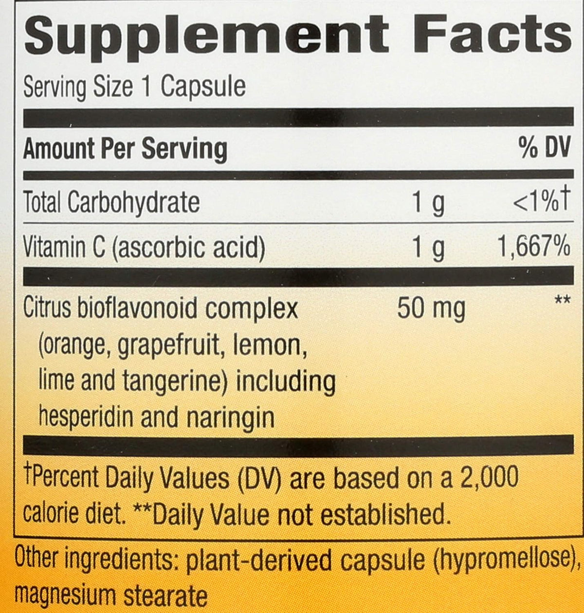 Nature's Way Extra Strength Vitamin C with Bioflavonoids - 1,000 mg, 100 Vegan Capsules - görsel 3