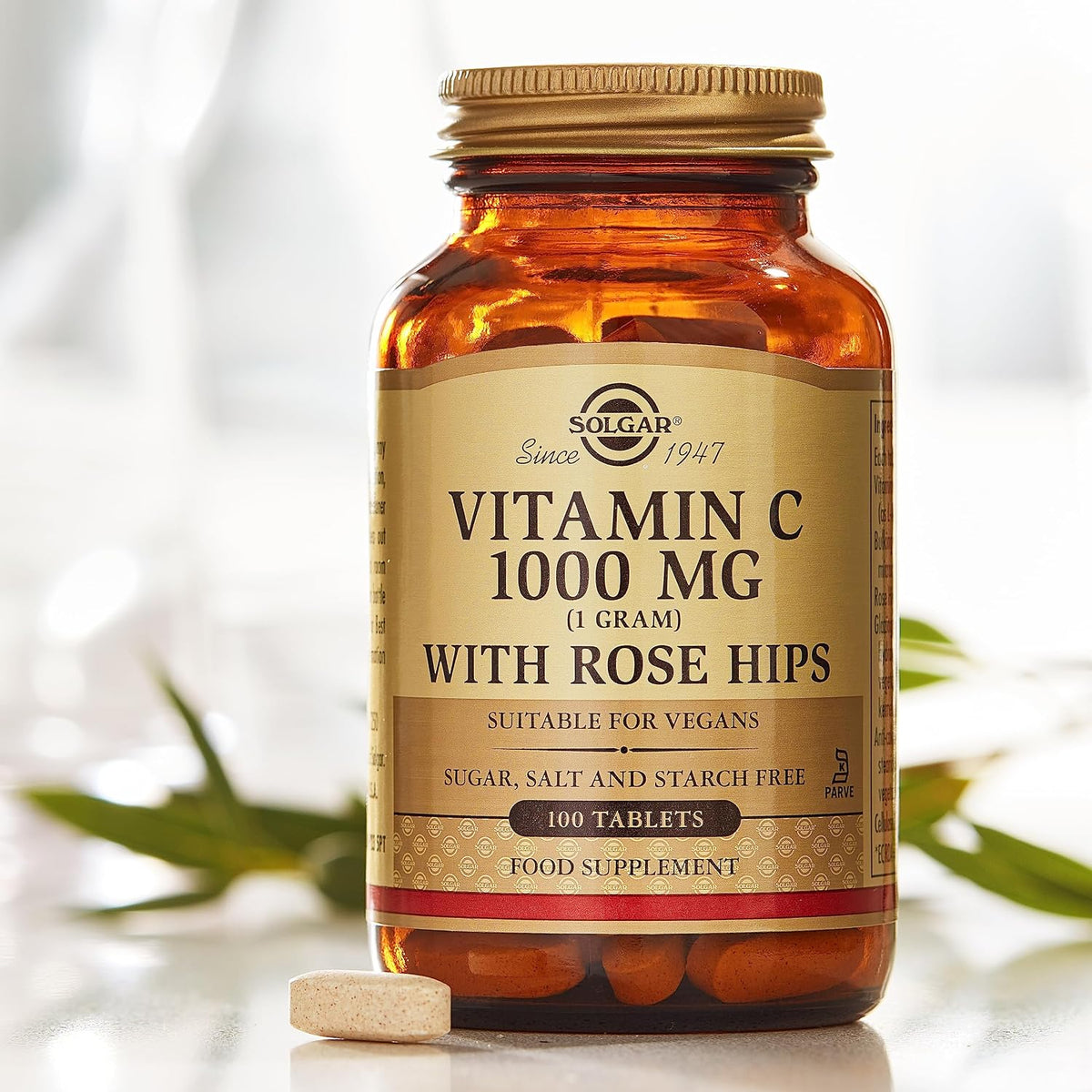 Solgar Vitamin C 1000 mg with Rose Hips, 250 Tablets - görsel 4