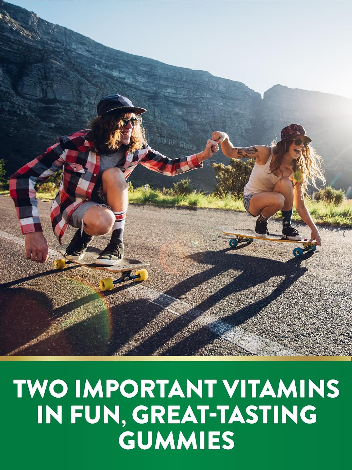 Nature's Truth Vitamin D3 + K2 Gummies, 50 Count, Peach Mango Flavour, Vegetarian, Non-GMO & Gluten-free - görsel 4