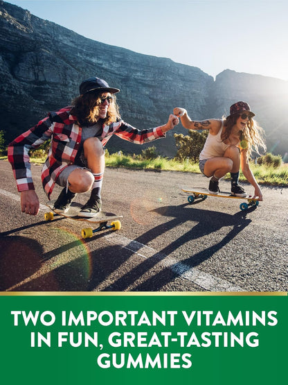 Nature's Truth Vitamin D3 + K2 Gummies, 50 Count, Peach Mango Flavour, Vegetarian, Non-GMO & Gluten-free
