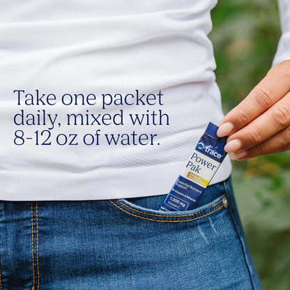 Trace Minerals Power Pak Electrolyte + Immunity Boost Drink Sachets - Pineapple Coconut - 30 Count