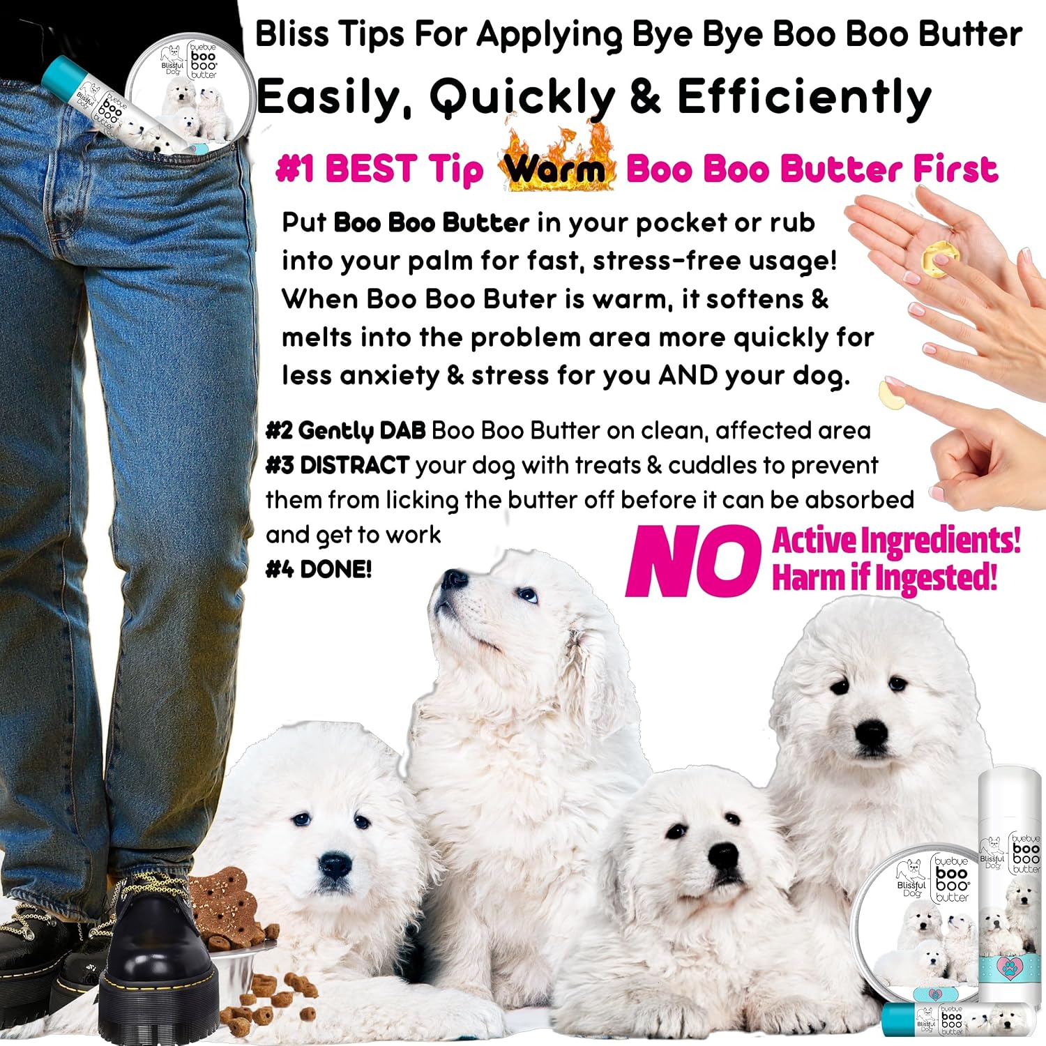 The Blissful Dog Great Pyrenees Booboo Butter – 57 g - görsel 7