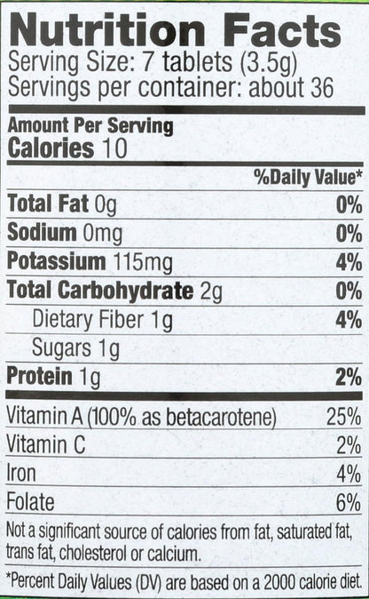 PINES Organic Barley Grass 500 mg Tablets (250 Tablets)