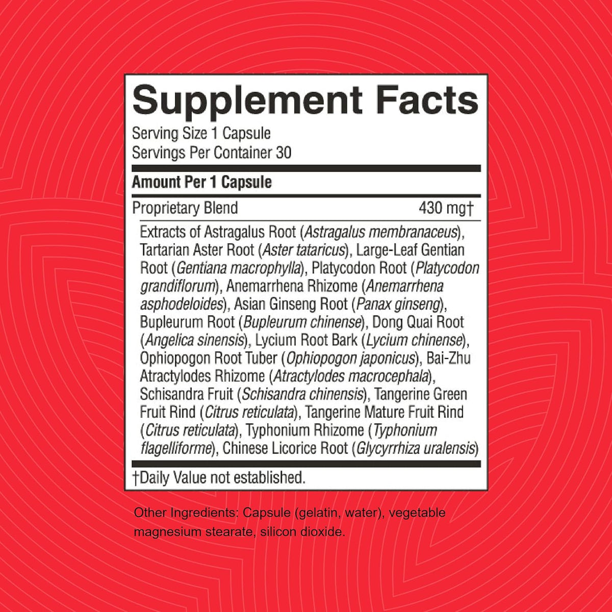 Nature's Sunshine Lung Support Chinese TCM Concentrate - 30 Capsules - görsel 3
